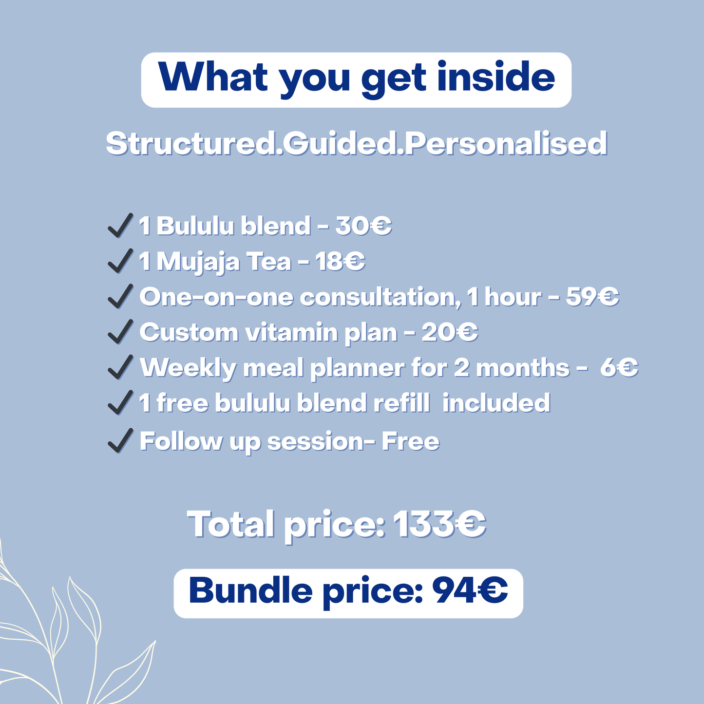 Bululu, Intim-Feuchtigkeits-Bündel